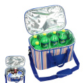 Large capacity grocery foods delivery bag sling shoulder thick PE foam waterproof aluminium foil insulated cooler bags